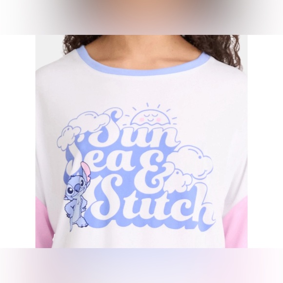 Disney XL Stitch Women's Sleep Tee - Picture 3 of 9